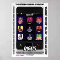 Cijfers - Discount Theatrisch Poster