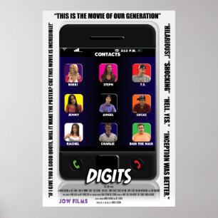 Cijfers - Discount Theatrisch Poster