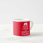 Cijfers houden Cam Figaro Car Espresso Cup Espresso Kop (Voorkant rechts)
