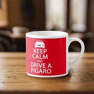Cijfers houden Cam Figaro Car Espresso Cup Kop
