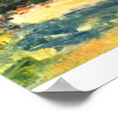 Cijfers in de tuin van Pierre Renoir Poster (Hoek)