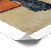 Cijfers in een kleedkamer binnen poster (Hoek)