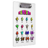 Cijfers leren  klembord (Rechts)