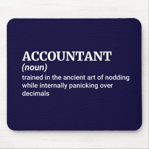 Cijfers liegen niet - Grappige accountant Muismat