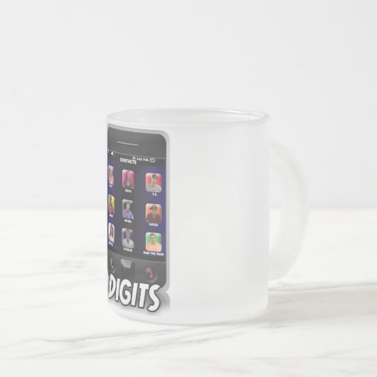 Cijfers - Logo Bevroren Mok (Voorkant rechts)