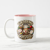 Cijfers Maken Koffie Nodig Docent Mok (Links)