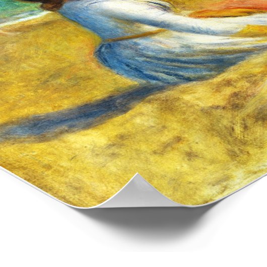 Cijfers op het strand, Renoir Poster (Hoek)