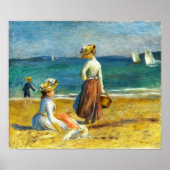 Cijfers op het strand, Renoir Poster (Voorkant)