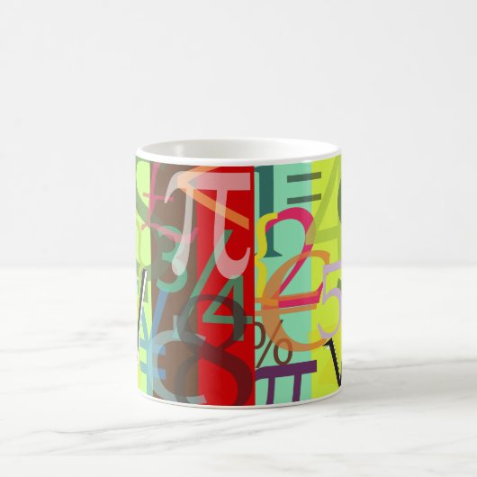 Cijfers, valuta-mok koffiemok (Center)