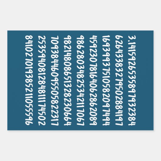 Cijfers van het Ontwerp van de Aantallen van de Wi Inpakpapier Vel (Voorkant)