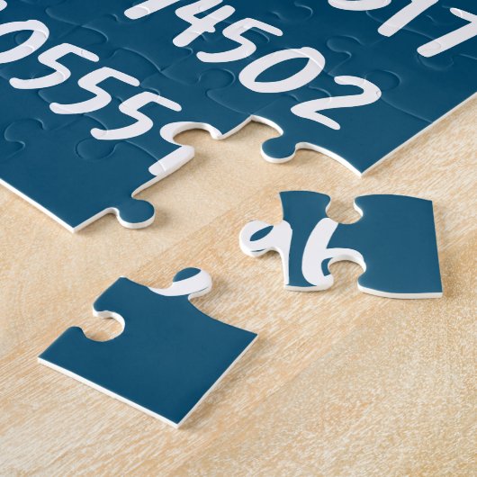 Cijfers van het Ontwerp van de Aantallen van de Wi Legpuzzel (Zijkant)