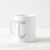 Cijfers van Pi Koffiemok (Voorkant links)