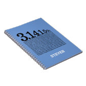 Cijfers van Pi Notitieboek (Rechterzijde)