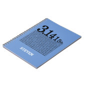 Cijfers van Pi Notitieboek (Linkerzijde)
