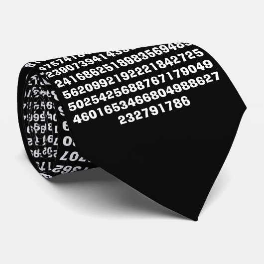 Cijfers van Pi Stropdas (Opgerold)