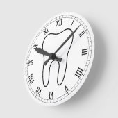 Cijfers van Uur van de tand de Klassieke Roman Ronde Klok (Hoek)