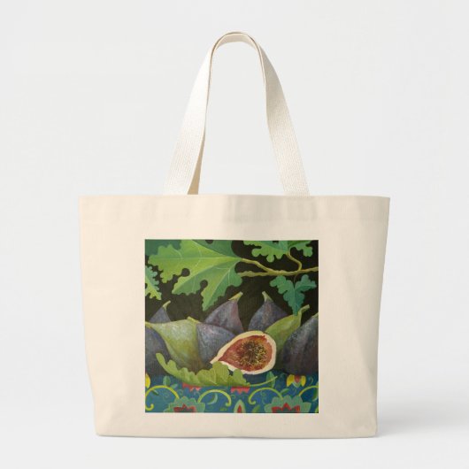 Cijfers zwart 2014 grote tote bag (Voorkant)