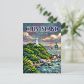 Cijin-eiland Taiwan Briefkaart (Staand voorkant)