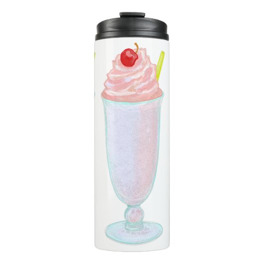 Cijme milkshake schattig thermosbeker (Voorkant)