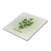 Cilantro Herbal Design Ceramic Tegel Tegeltje (Zijkant)