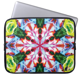 Cilantro Kaleidoscoop 15" Laptophoes Laptop Sleeve