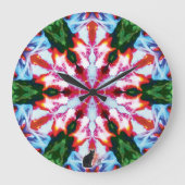 Cilantro Kaleidoscope Grote Klok (Voorkant)