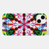 Cilantro Kaleidoscope iPhone Case (Achterkant (horizontaal))