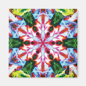 Cilantro Kaleidoscope Magnet (Voorkant)
