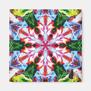 Cilantro Kaleidoscope Magnet