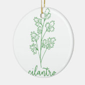 CILANTRO KERAMISCH ORNAMENT (Links)