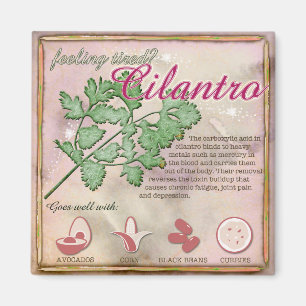 Cilantro Magnet