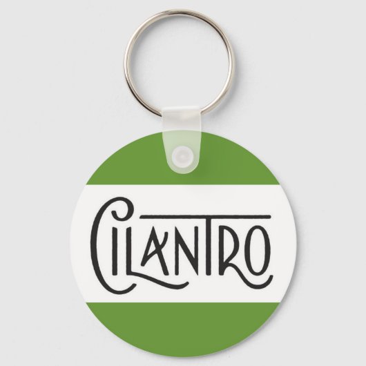 CILANTRO SPICES WORD COOKING TASTY SLEUTELHANGER (Voorkant)