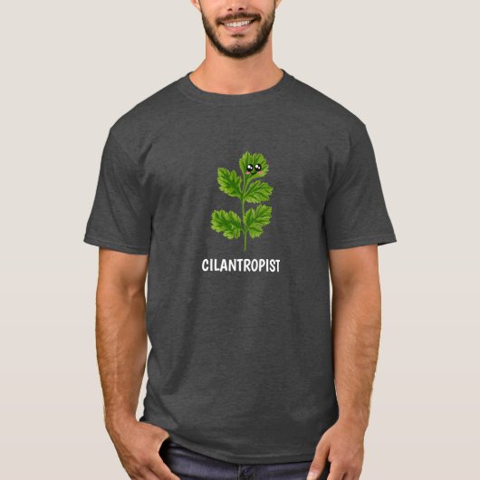 Cilantropist - Cute Cilantro Pun T-shirt (Voorkant)