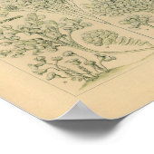  Ciliata-kleur Ernst Haeckel afdrukken Poster (Hoek)