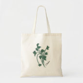 Cilinder Kruidentuin Koriander Handgetekend Tote Bag (Voorkant)