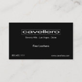Cillero Business Card-sjabloon Visitekaartje (Achterkant)