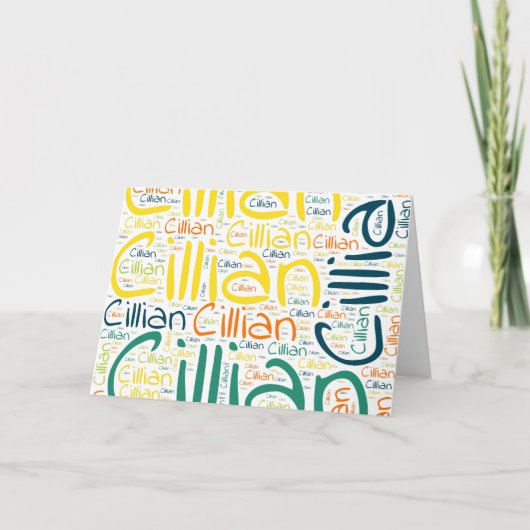 Cillian Kaart (Voorkant)