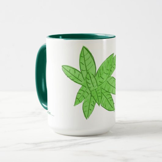 Cillin Peppermint Mok Green (Voorkant links)