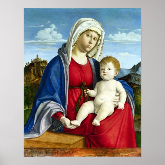 Cima da Conegliano Madonna en Child Poster (Voorkant)
