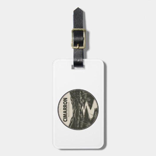 Cimarron National Grassland Kansas Stream Bagagelabel (Voorkant verticaal)