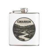 Cimarron National Grassland Kansas Stream Heupfles (Voorkant)