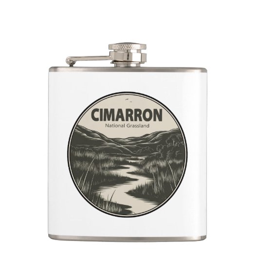 Cimarron National Grassland Kansas Stroom Heupfles (Voorkant)