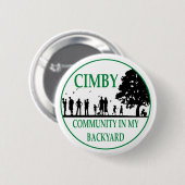 CIMBY RONDE BUTTON 5,7 CM (Voorkant /achterkant)