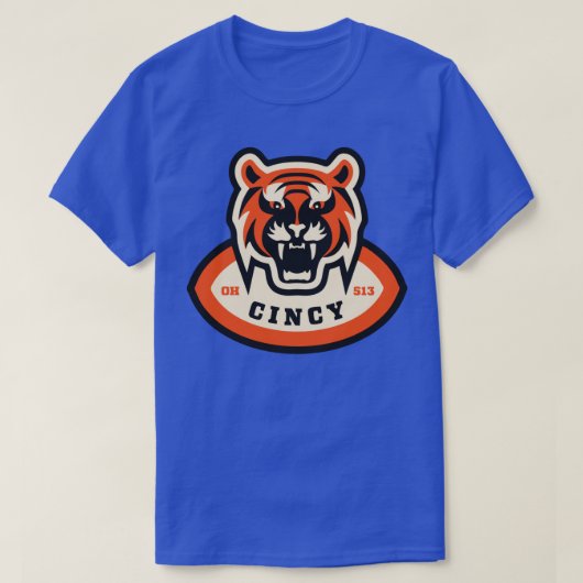 Cin Bengals Merch T-shirt (Design voorkant)