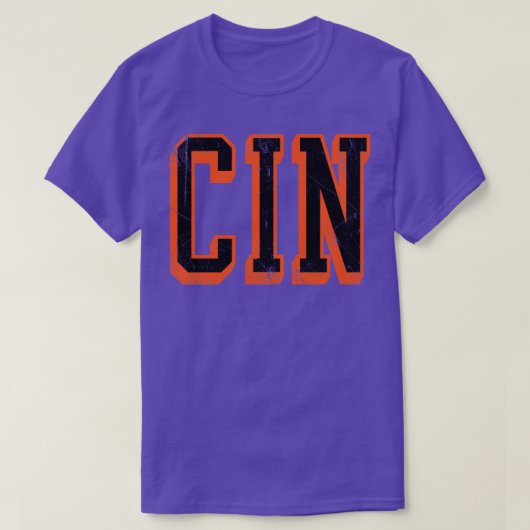 CIN-blok abv 1 T-shirt (Design voorkant)