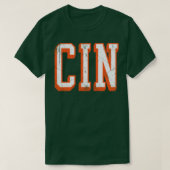 CIN-blok abv 4 T-shirt (Design voorkant)