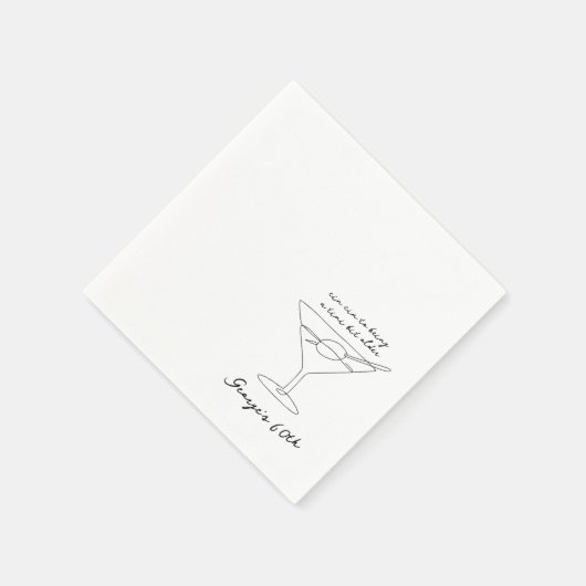 Cin Cin 50ste verjaardag, 80ste verjaardag Servet (Hoek)