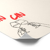 Cin Cin Art Print | Bar/Keuken Decor Poster (Hoek)