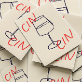 Cin Cin Art Print | Bar/Keuken Decor Poster