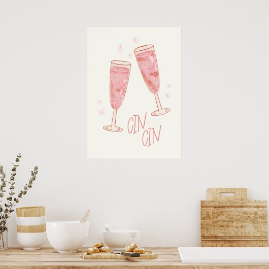 Cin Cin Poster (Keuken)